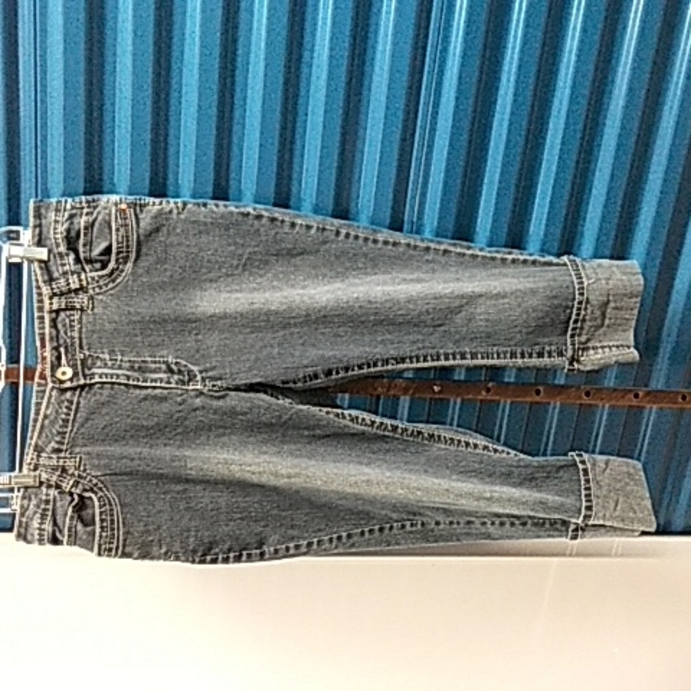 Angel's Denim Cuffed Blue Jeans